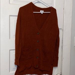 Burnt orange cardigan